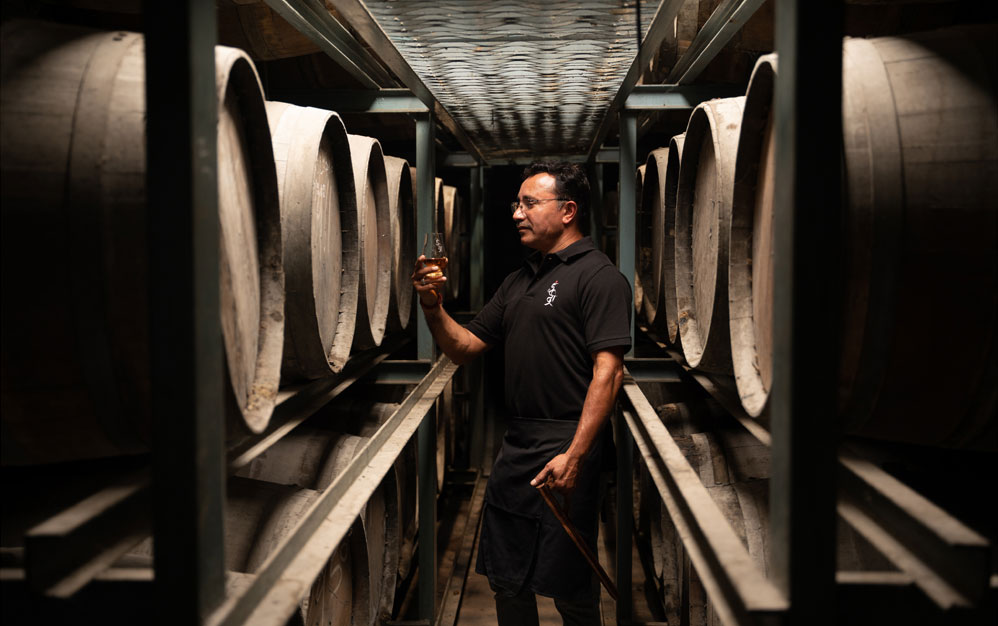 Vinay Spirits Single Malt Whisky Maturing Process
